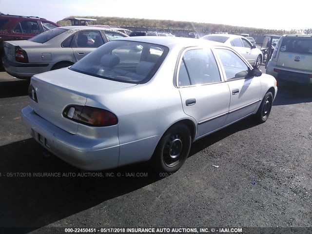 1NXBR12E2YZ413891 - 2000 TOYOTA COROLLA VE/CE/LE SILVER photo 4