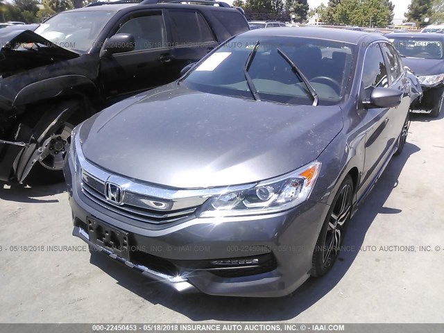 1HGCR2F54GA152421 - 2016 HONDA ACCORD SPORT 灰色 照片 2