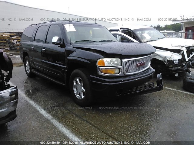 1GKFK66U75J263903 - 2005 GMC YUKON XL DENALI BLACK photo 1