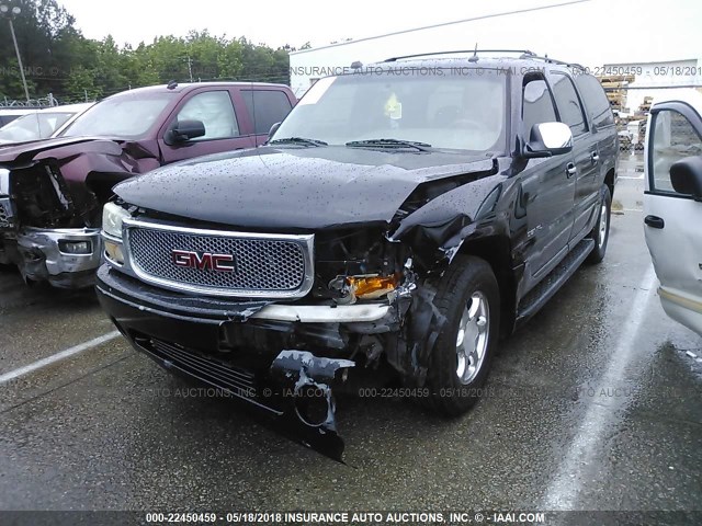 1GKFK66U75J263903 - 2005 GMC YUKON XL DENALI BLACK photo 6