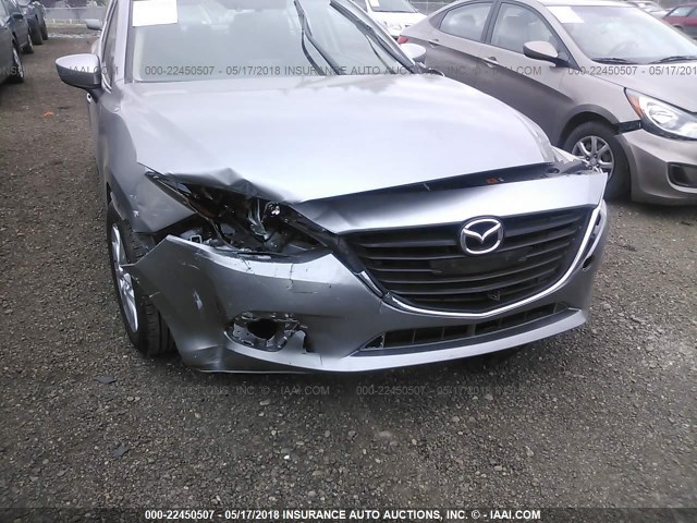 JM1BM1U72G1335095 - 2016 MAZDA 3 SPORT GRAY photo 6