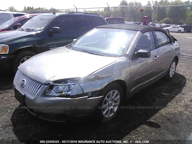 3MEHM07Z78R606935 - 2008 MERCURY MILAN GRAY photo 2