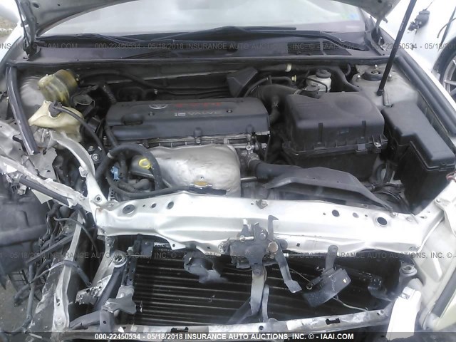 4T1BE32K83U706233 - 2003 TOYOTA CAMRY LE/XLE/SE ვერცხლისფერი ფოტო 10