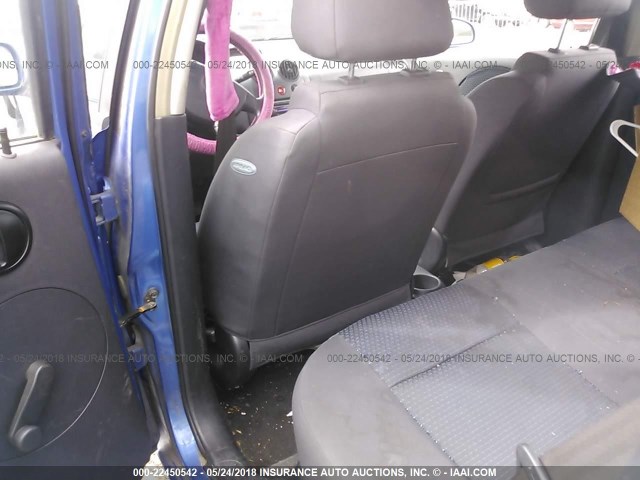 KL1TD66656B517170 - 2006 CHEVROLET AVEO LS BLUE photo 8