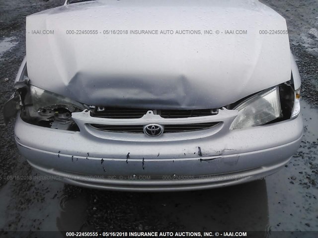 2T1BR12E9XC161573 - 1999 TOYOTA COROLLA VE/CE/LE SILVER photo 6