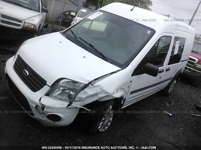 NM0LS6BN9BT058755 - 2011 FORD TRANSIT CONNECT XLT WHITE photo 2