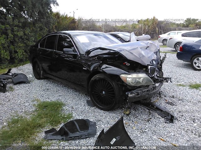 WBAHL83556DT01815 - 2006 BMW 750 I BLACK photo 1