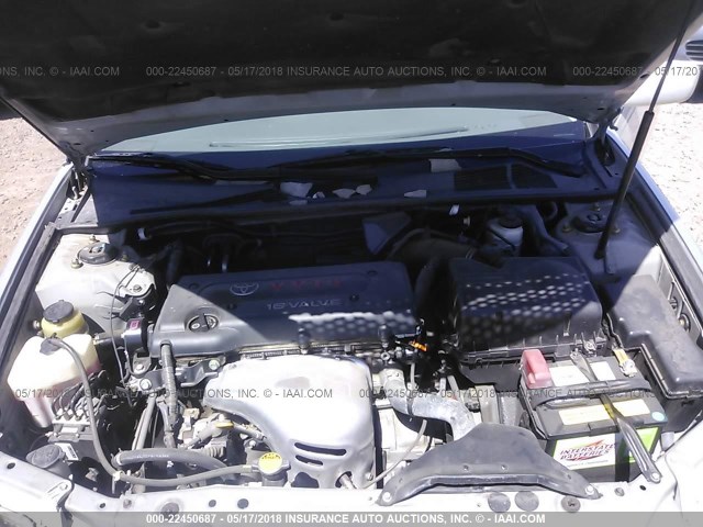 4T1BE30K64U921131 - 2004 TOYOTA CAMRY LE/XLE/SE ვერცხლისფერი ფოტო 10