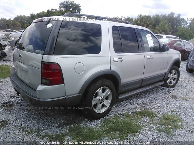 1FMZU63K14UB68896 - 2004 FORD EXPLORER XLT/XLT SPORT/NBX SILVER photo 4