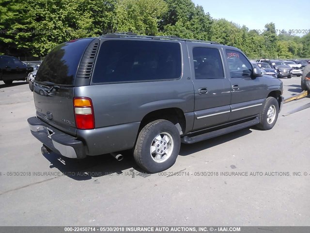 3GNEC16T71G152608 - 2001 CHEVROLET SUBURBAN C1500 GRAY photo 4