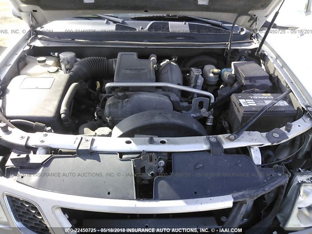 5S3ET13S392801453 - 2009 SAAB 9-7X 4.2I SILVER photo 10