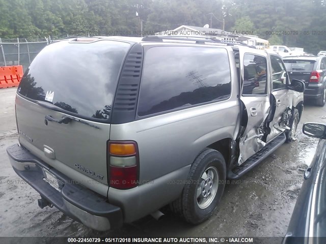 1GNFK16Z92J326965 - 2002 CHEVROLET SUBURBAN K1500 GRAY photo 4