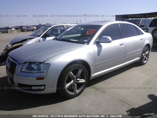 WAUMV94E78N003857 - 2008 AUDI A8 L QUATTRO SILVER photo 2