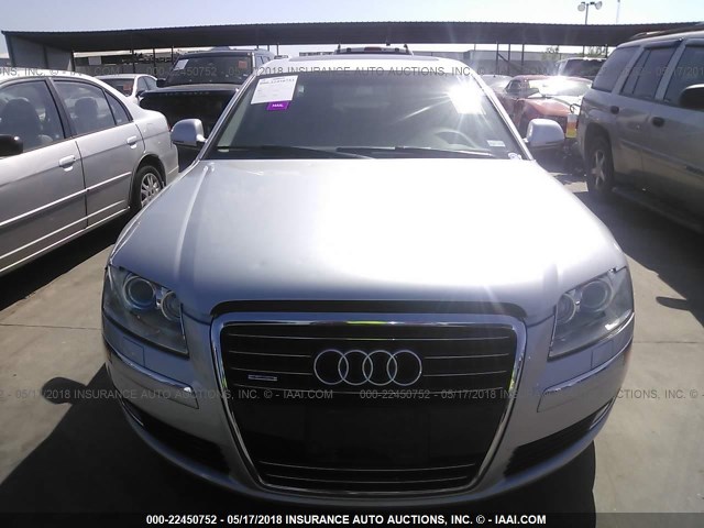 WAUMV94E78N003857 - 2008 AUDI A8 L QUATTRO SILVER photo 6