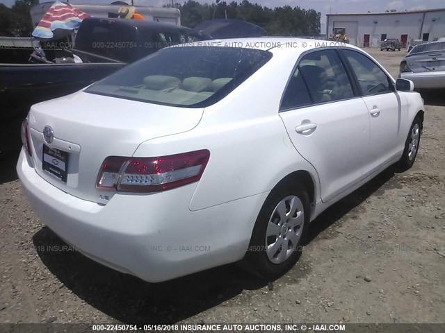 4T1BF3EK6AU558721 - 2010 TOYOTA CAMRY SE/LE/XLE 白色 照片 4