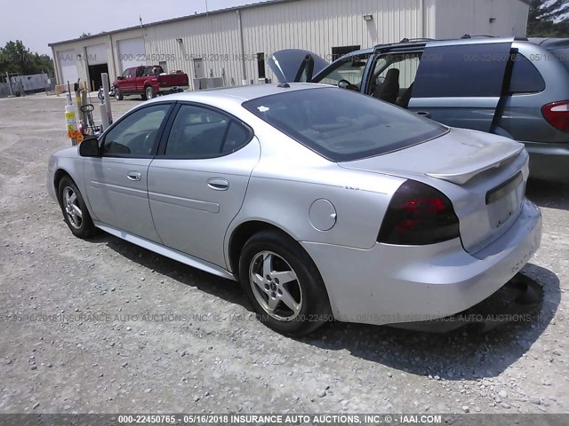 2G2WS522341161084 - 2004 PONTIAC GRAND PRIX GT2 SILVER photo 3