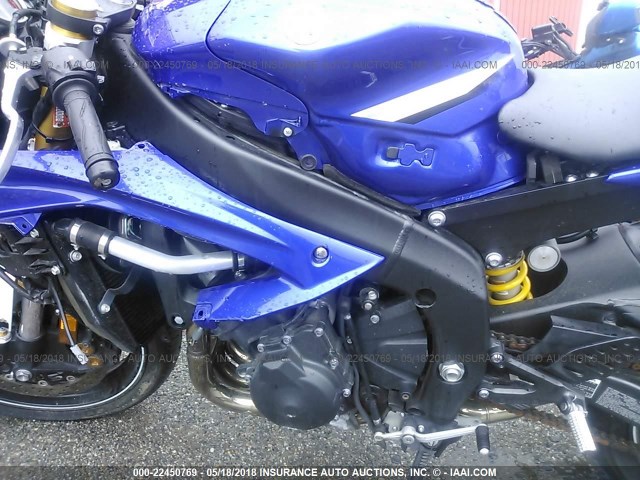 JYARJ16E7DA028645 - 2013 YAMAHA YZFR6 BLUE photo 9