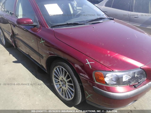 YV1RS59V342330300 - 2004 VOLVO S60 2.5T RED photo 6
