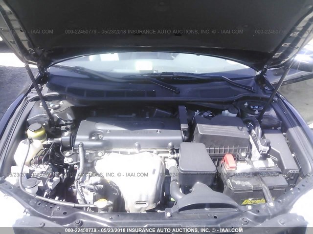 4T1BE46K69U289767 - 2009 TOYOTA CAMRY SE/LE/XLE BLACK photo 10