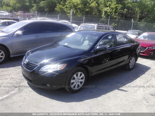 4T1BE46K69U289767 - 2009 TOYOTA CAMRY SE/LE/XLE BLACK photo 2