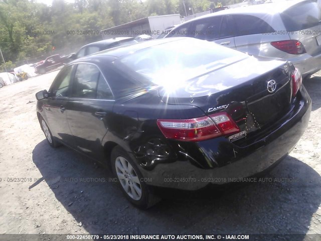 4T1BE46K69U289767 - 2009 TOYOTA CAMRY SE/LE/XLE BLACK photo 3
