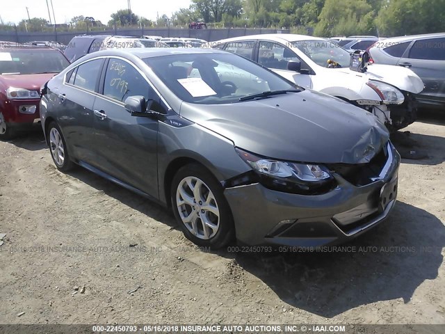 1G1RB6S52HU148077 - 2017 CHEVROLET VOLT PREMIER GRAY photo 1