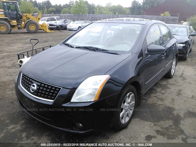 3N1AB61EX8L627415 - 2008 NISSAN SENTRA 2.0/2.0S/2.0SL BLACK photo 2