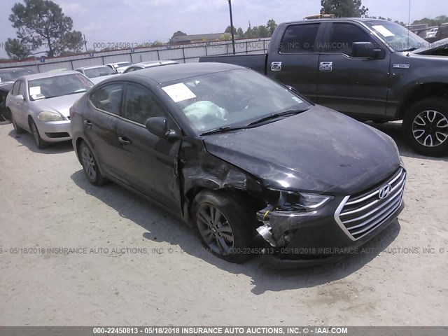 5NPD84LF2JH263886 - 2018 HYUNDAI ELANTRA SEL/VALUE/LIMITED BLACK photo 1