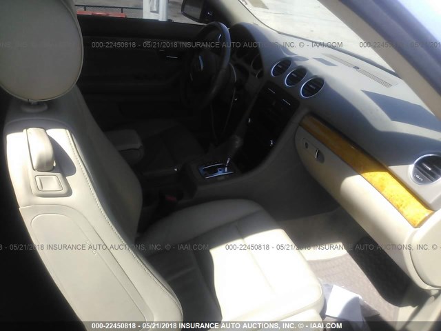 WAUAF48H89K008124 - 2009 AUDI A4 2.0T CABRIOLET 蓝色 照片 5