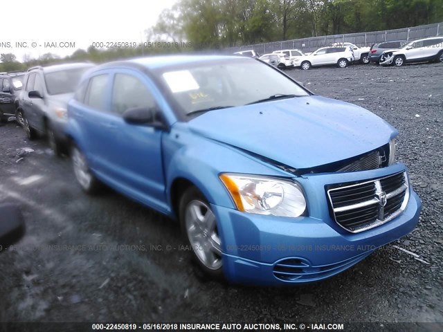 1B3HB48A99D202876 - 2009 DODGE CALIBER SXT BLUE photo 1