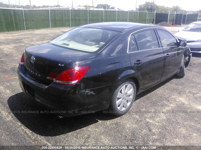 4T1BK36B16U066745 - 2006 TOYOTA AVALON XL/XLS/TOURING/LIMITED BLACK photo 4