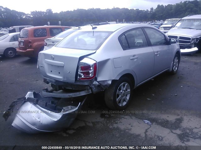 3N1AB61E08L710030 - 2008 NISSAN SENTRA 2.0/2.0S/2.0SL SILVER photo 4