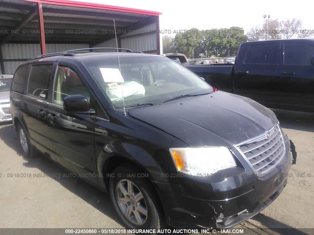 2A8HR54P58R129682 - 2008 CHRYSLER TOWN & COUNTRY TOURING BLACK photo 1