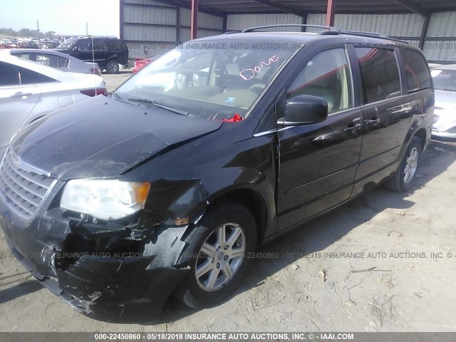 2A8HR54P58R129682 - 2008 CHRYSLER TOWN & COUNTRY TOURING BLACK photo 2