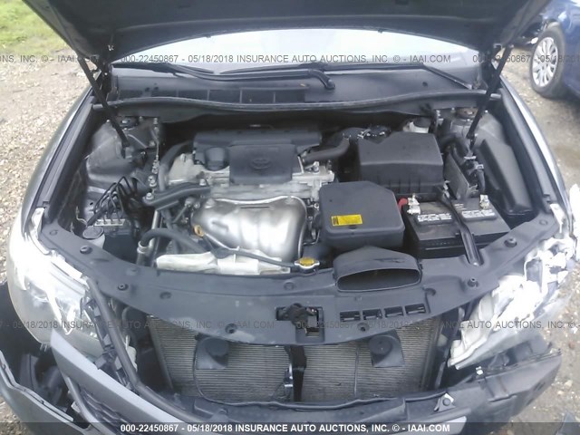 4T1BF1FK6EU389356 - 2014 TOYOTA CAMRY L/SE/LE/XLE 灰色 照片 10