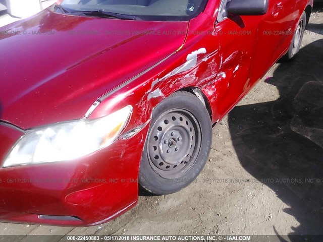 4T1BE46K69U323285 - 2009 TOYOTA CAMRY SE/LE/XLE RED photo 6