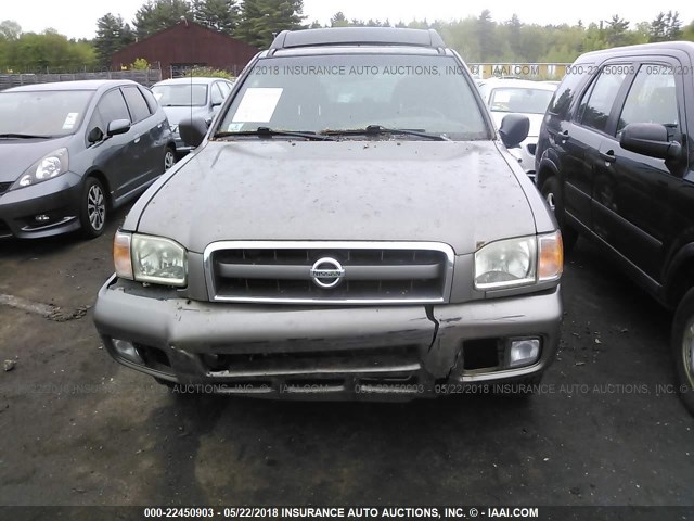 JN8DR09Y82W704452 - 2002 NISSAN PATHFINDER LE/SE TAN photo 6