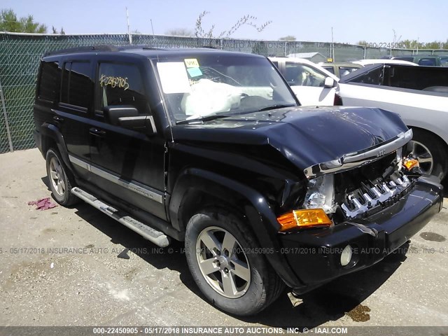 1J8HG48K28C111812 - 2008 JEEP COMMANDER SPORT BLACK photo 1