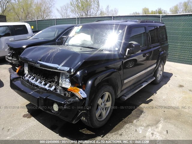 1J8HG48K28C111812 - 2008 JEEP COMMANDER SPORT BLACK photo 2