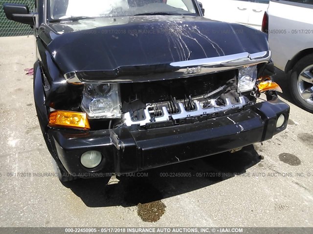 1J8HG48K28C111812 - 2008 JEEP COMMANDER SPORT შავი ფოტო 6