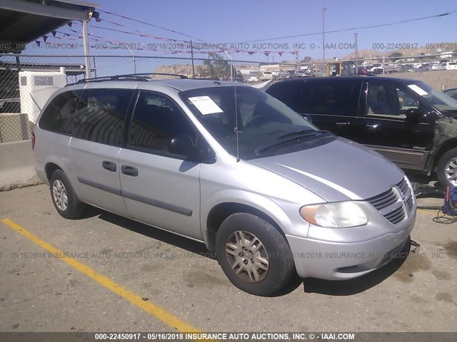 1D4GP24R77B153149 - 2007 DODGE GRAND CARAVAN SE SILVER photo 1