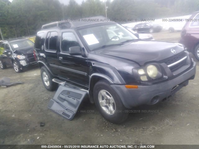 5N1ED28T84C610152 - 2004 NISSAN XTERRA XE/SE BLACK photo 1