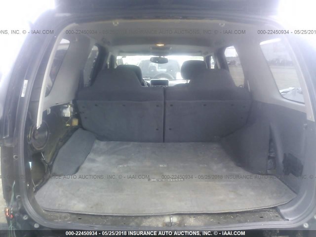 5N1ED28T84C610152 - 2004 NISSAN XTERRA XE/SE BLACK photo 6