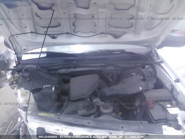 5TFTX4CN9DX025533 - 2013 TOYOTA TACOMA ACCESS CAB Weiß Foto 10