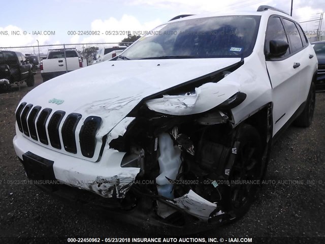 1C4PJLAB0GW159282 - 2016 JEEP CHEROKEE SPORT WHITE photo 6