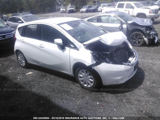 3N1CE2CP6FL399093 - 2015 NISSAN VERSA NOTE S/S PLUS/SV/SL/SR WHITE photo 1