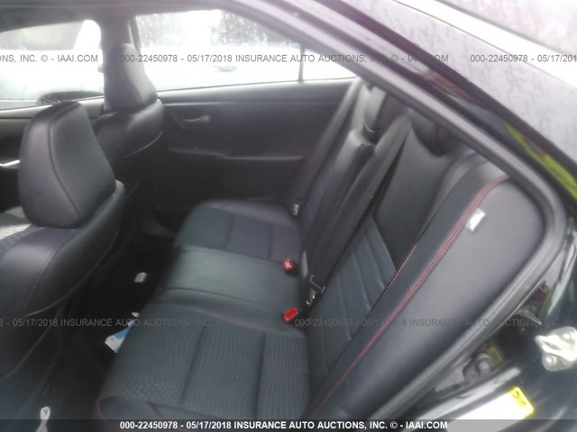 4T1BF1FK0FU908130 - 2015 TOYOTA CAMRY LE/XLE/SE/XSE BLACK photo 8