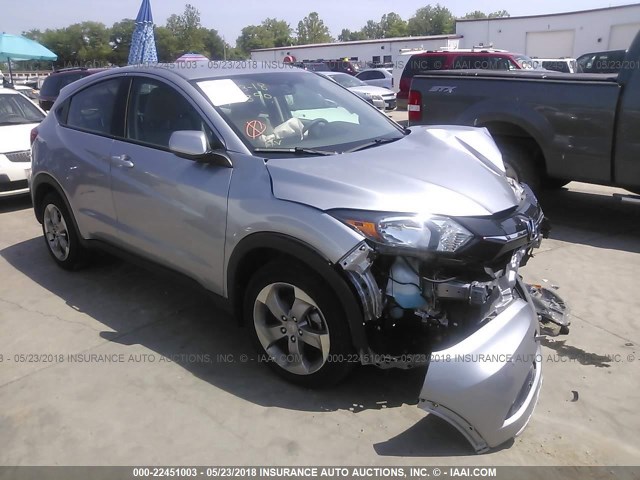 3CZRU6H31HG700091 - 2017 HONDA HR-V LX SILVER photo 1