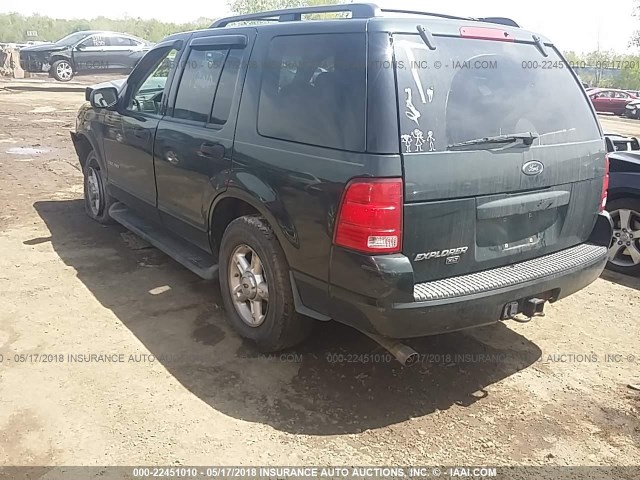 1FMZU73K24UA65010 - 2004 FORD EXPLORER XLT/XLT SPORT/NBX GREEN photo 3