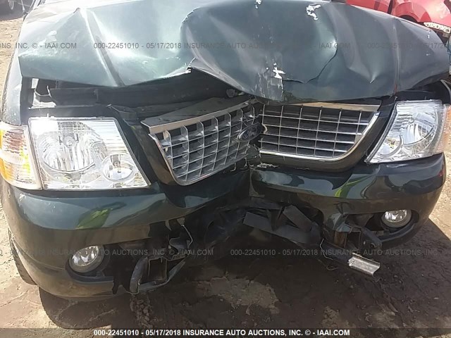 1FMZU73K24UA65010 - 2004 FORD EXPLORER XLT/XLT SPORT/NBX GREEN photo 6